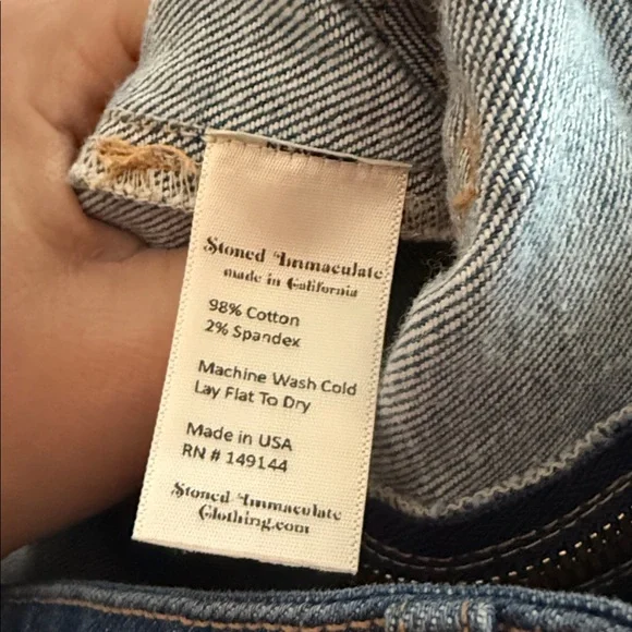 Stoned Immaculate Bardot High Waisted Bells in Filmore - Picture 12 of 13